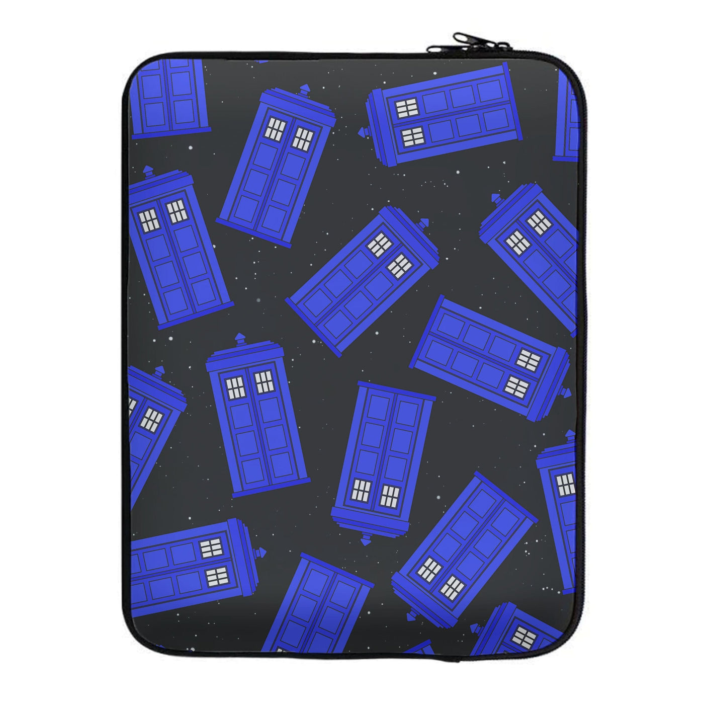 Tardis Pattern - Doctor Who Laptop Sleeve