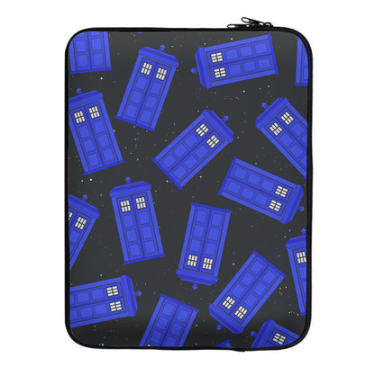 Tardis Pattern Laptop Sleeve