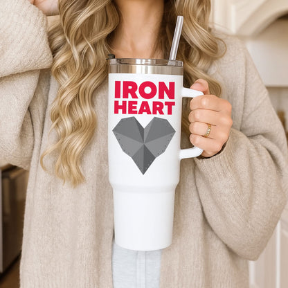 Metal Heart Tumbler