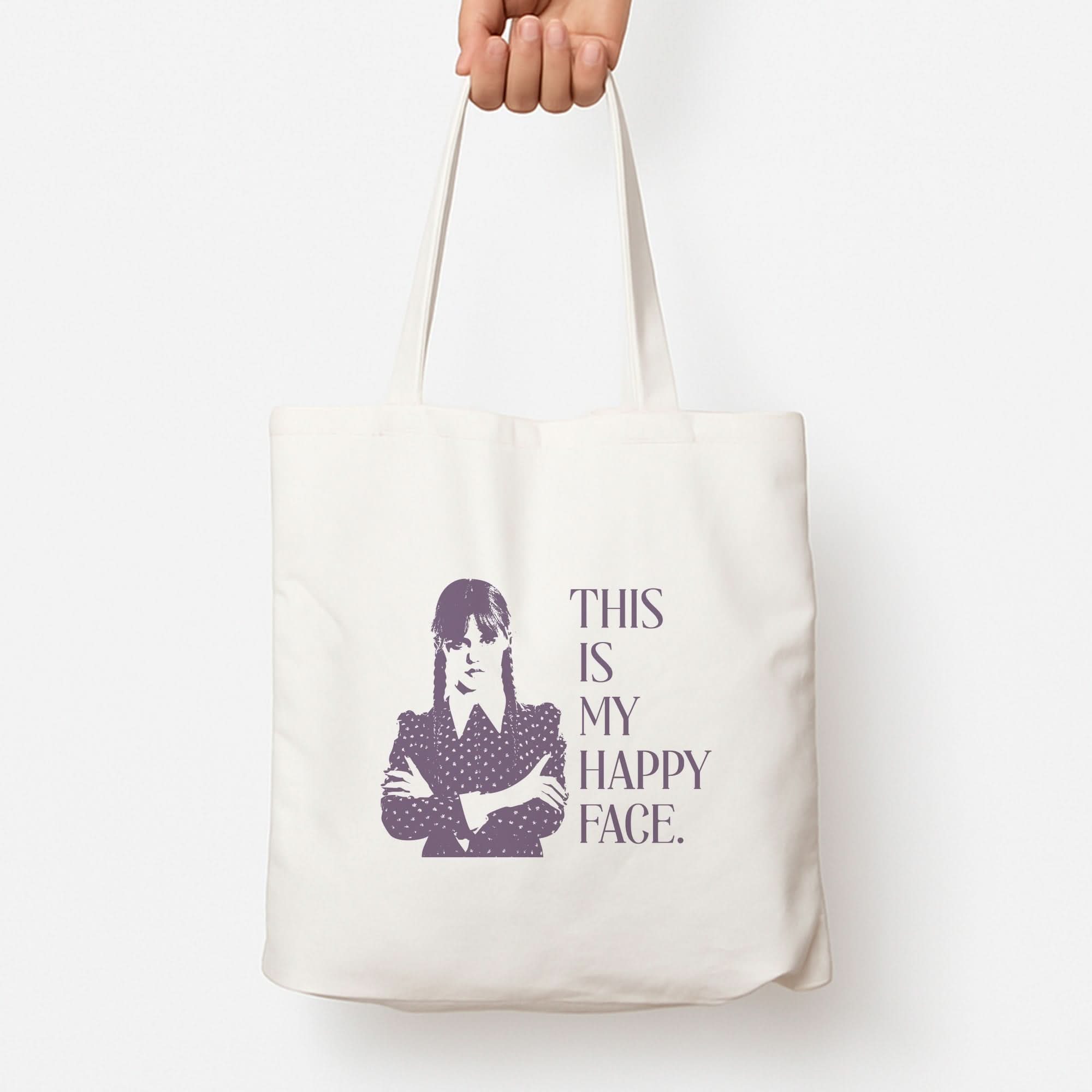 This Is My Happy Face Tote Bag