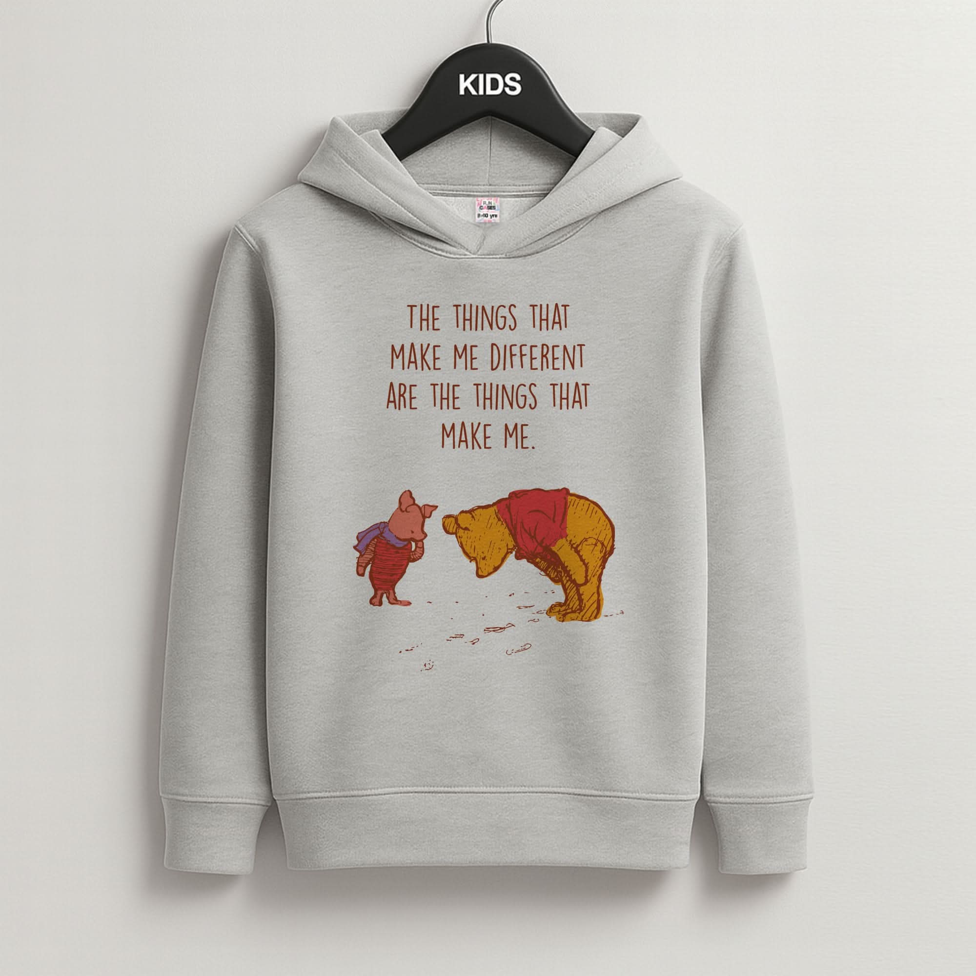 The Things That Make Me Different  Grey Kids Hoodie