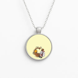 Winnie And Christopher In A Tree Circle Necklace