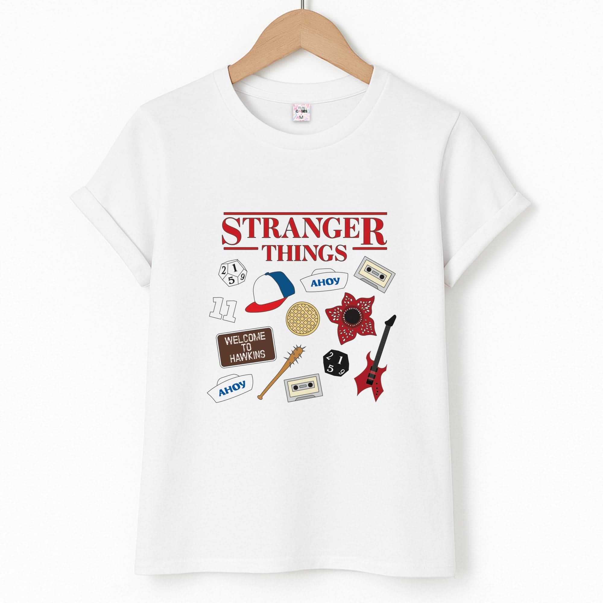 Stranger Things Cartoon Icons T-Shirt