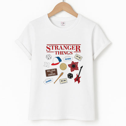Stranger Things Cartoon Icons Unisex T-Shirt