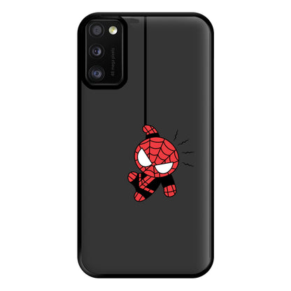 Gray Hanging Spider Hero Galaxy A41 Case