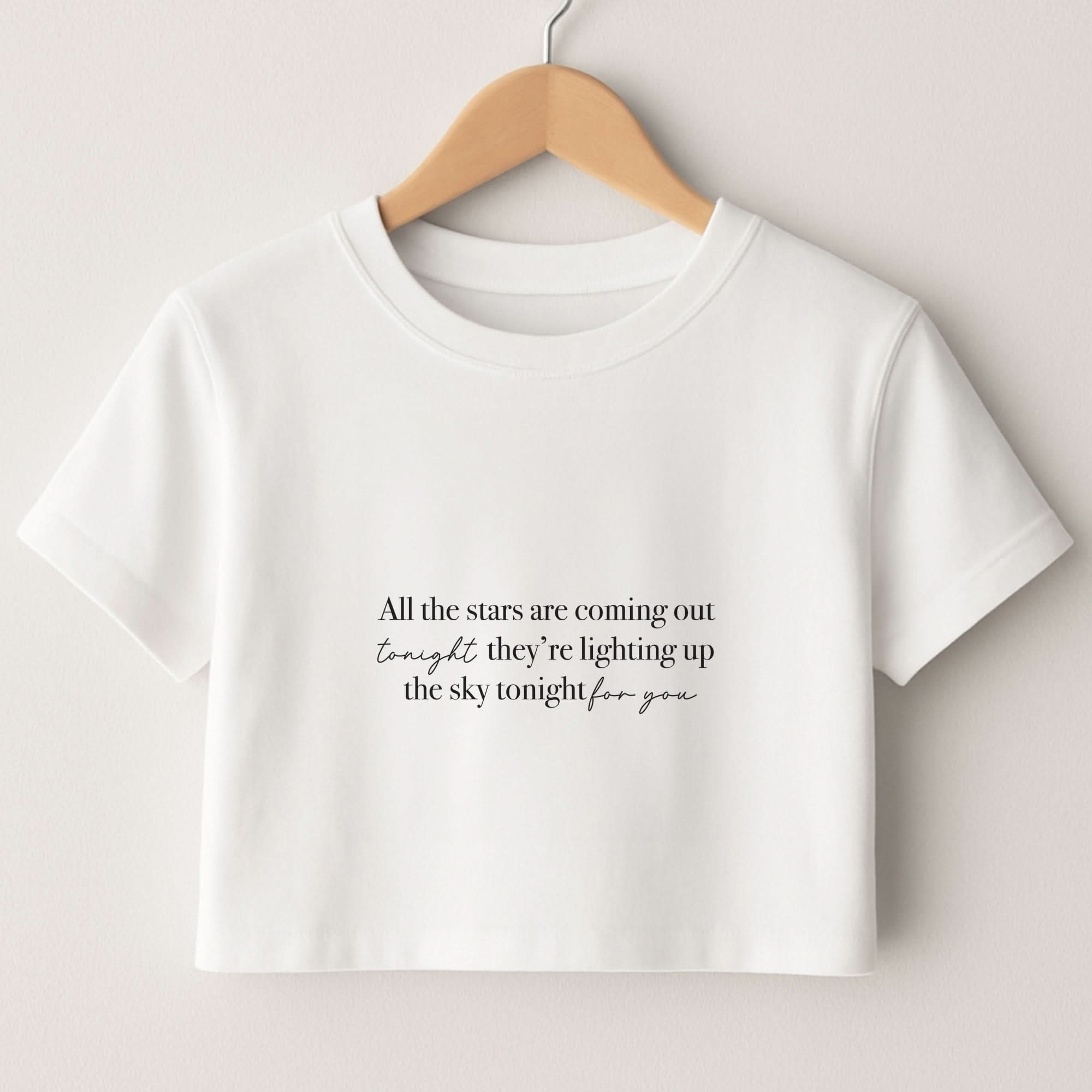 Lighting Up The Sky Tonight Crop Top