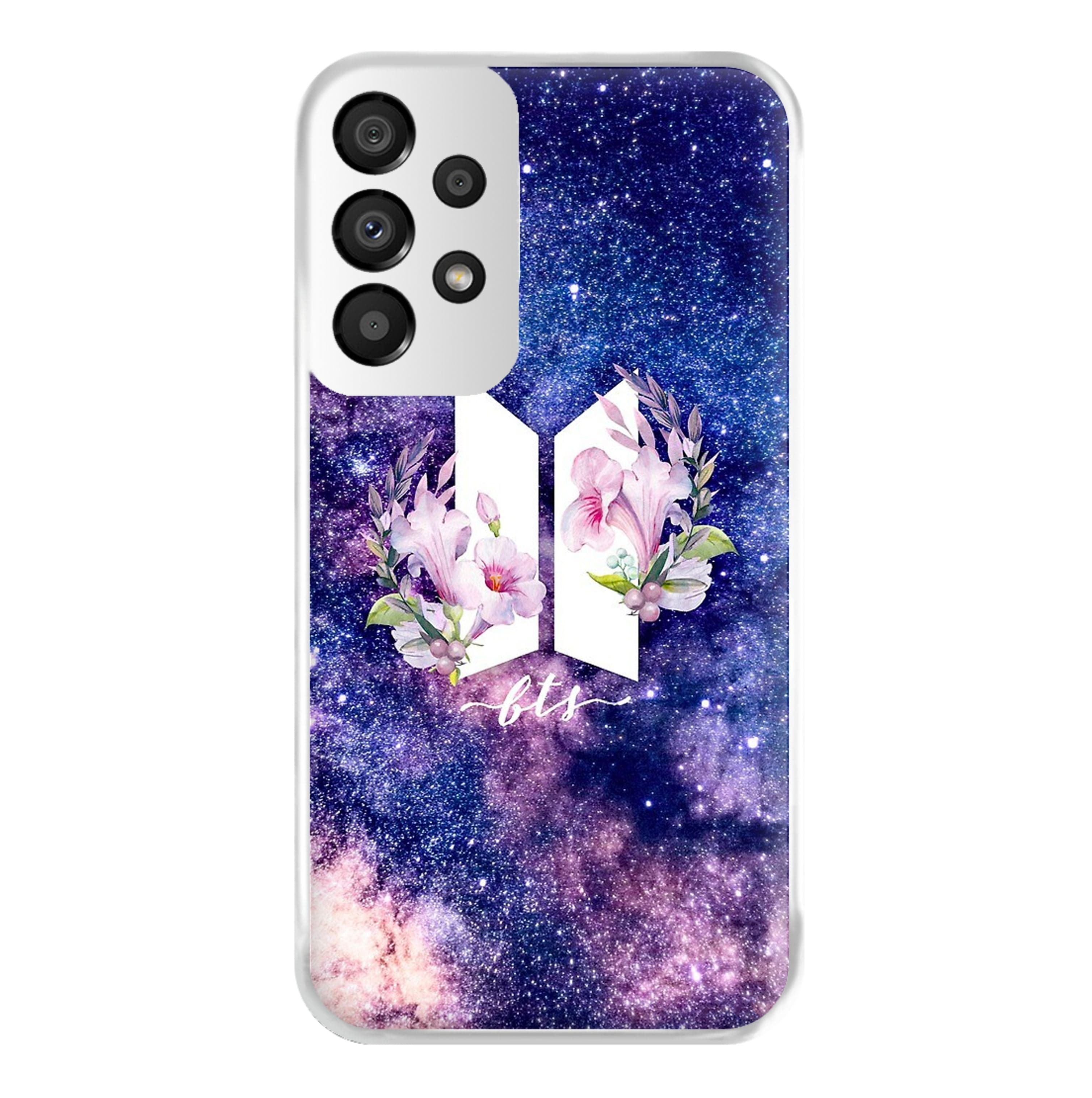 Galaxy Floral K-Pop Band Logo Phone Case