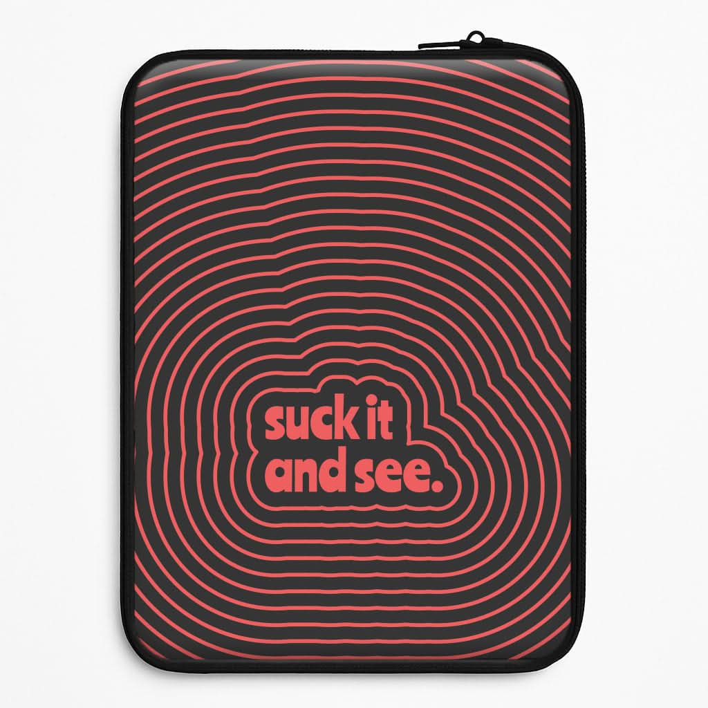 Suck It And See Psychedelic Laptop Sleeve