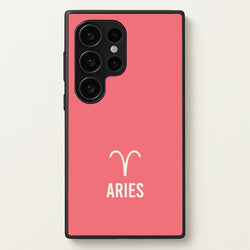Aries Pastel Zodiac Galaxy S24 Ultra Case