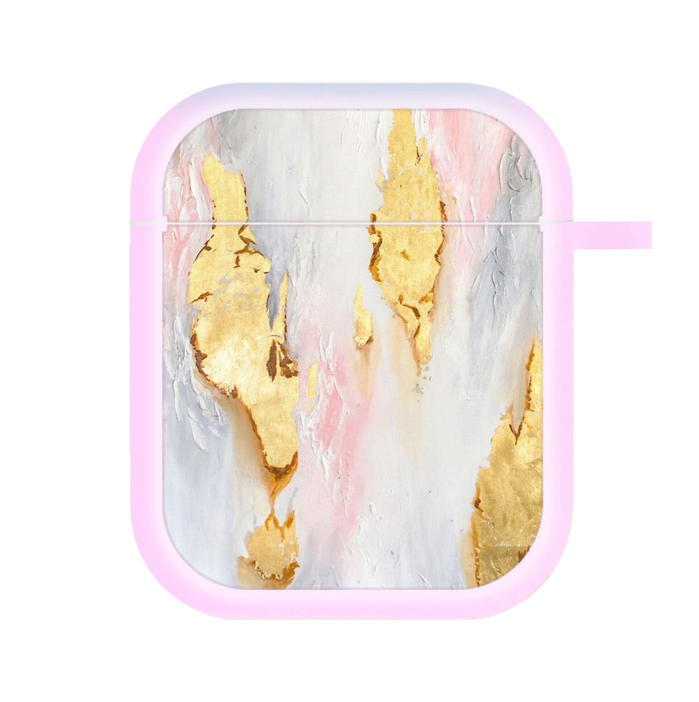 Gold Flaked Marble Pattern AirPods Case