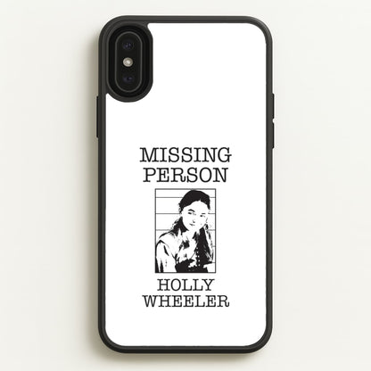 Missing Person Holly iPhone XS Max Case