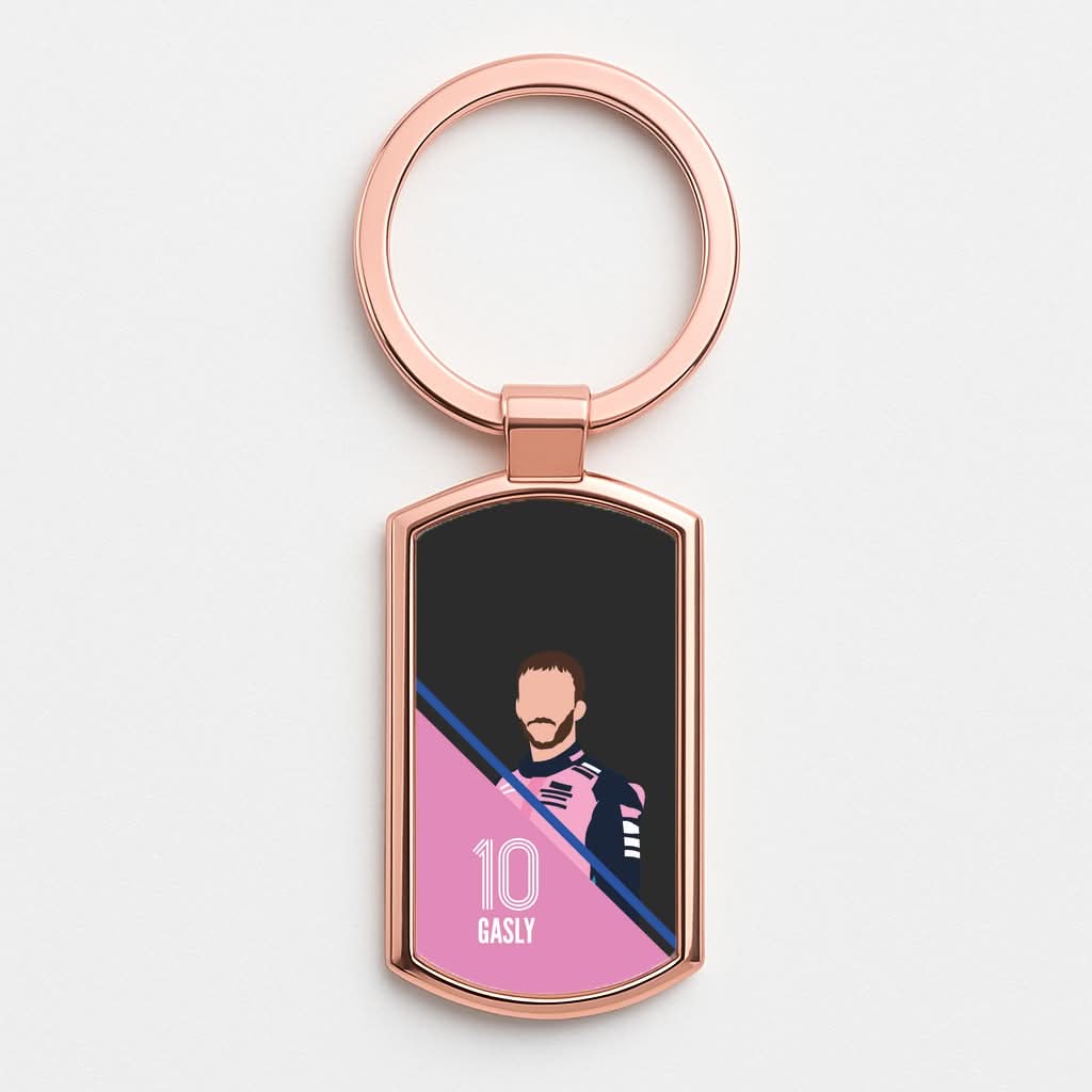 Gasly 2026 Rose Gold Keyring