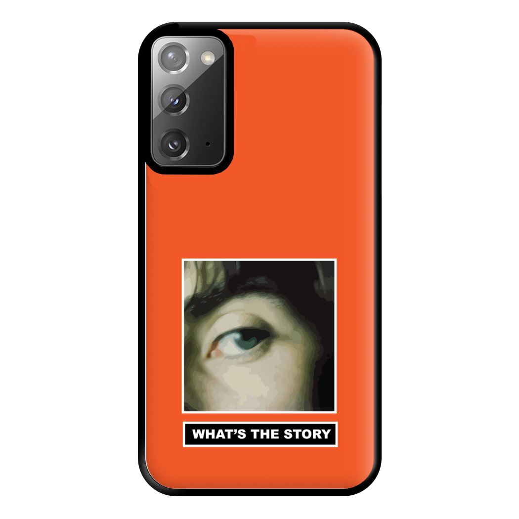 What's The Story Orange Galaxy Note 20 Case