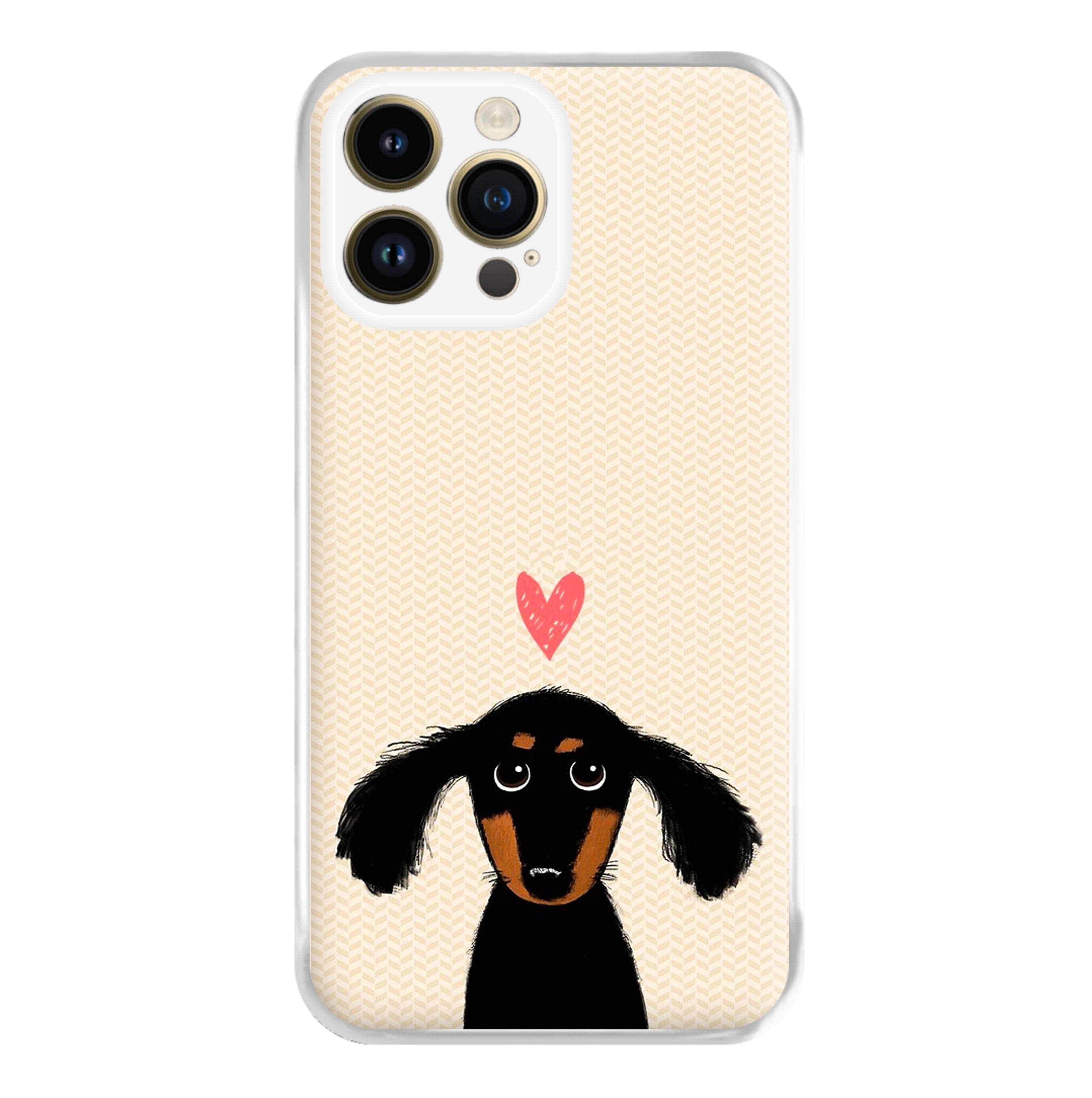 Dachshund Puppy Love Phone Case