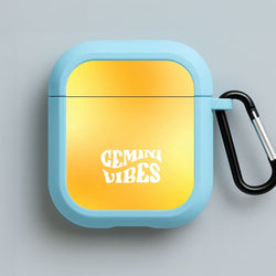 Gemini Vibes Gradient Zodiac Blue AirPods Case