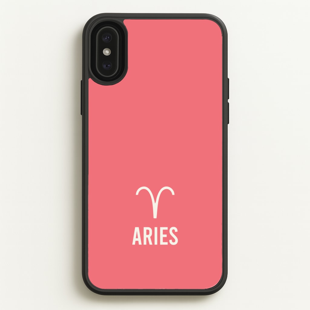 Aries Pastel Zodiac iPhone XS Max Case