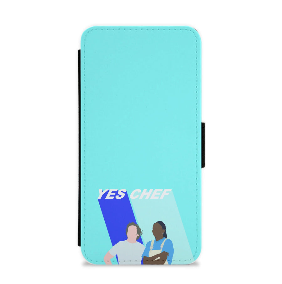 Yes Chef Blue Flip / Wallet Phone Case