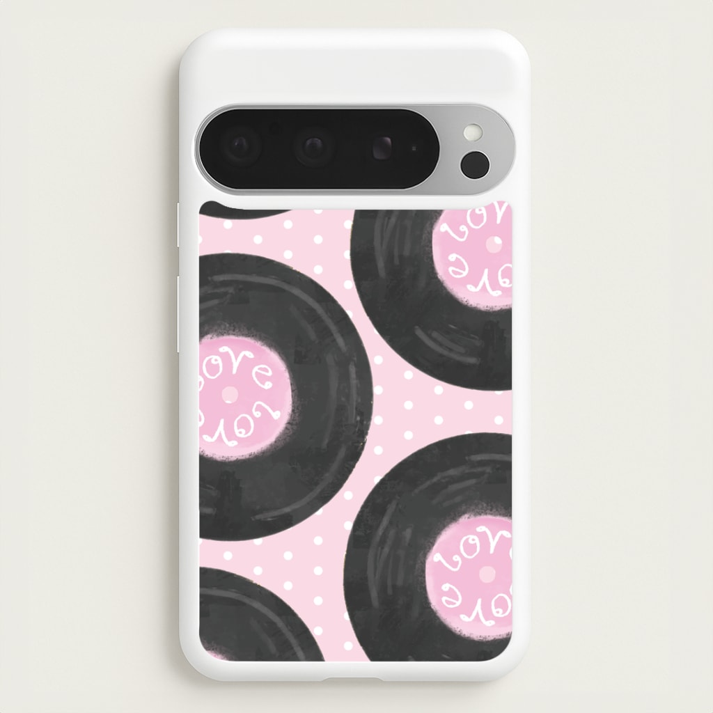 Thrifted Vinyl Polka Pattern Google Pixel 9 Pro XL Case