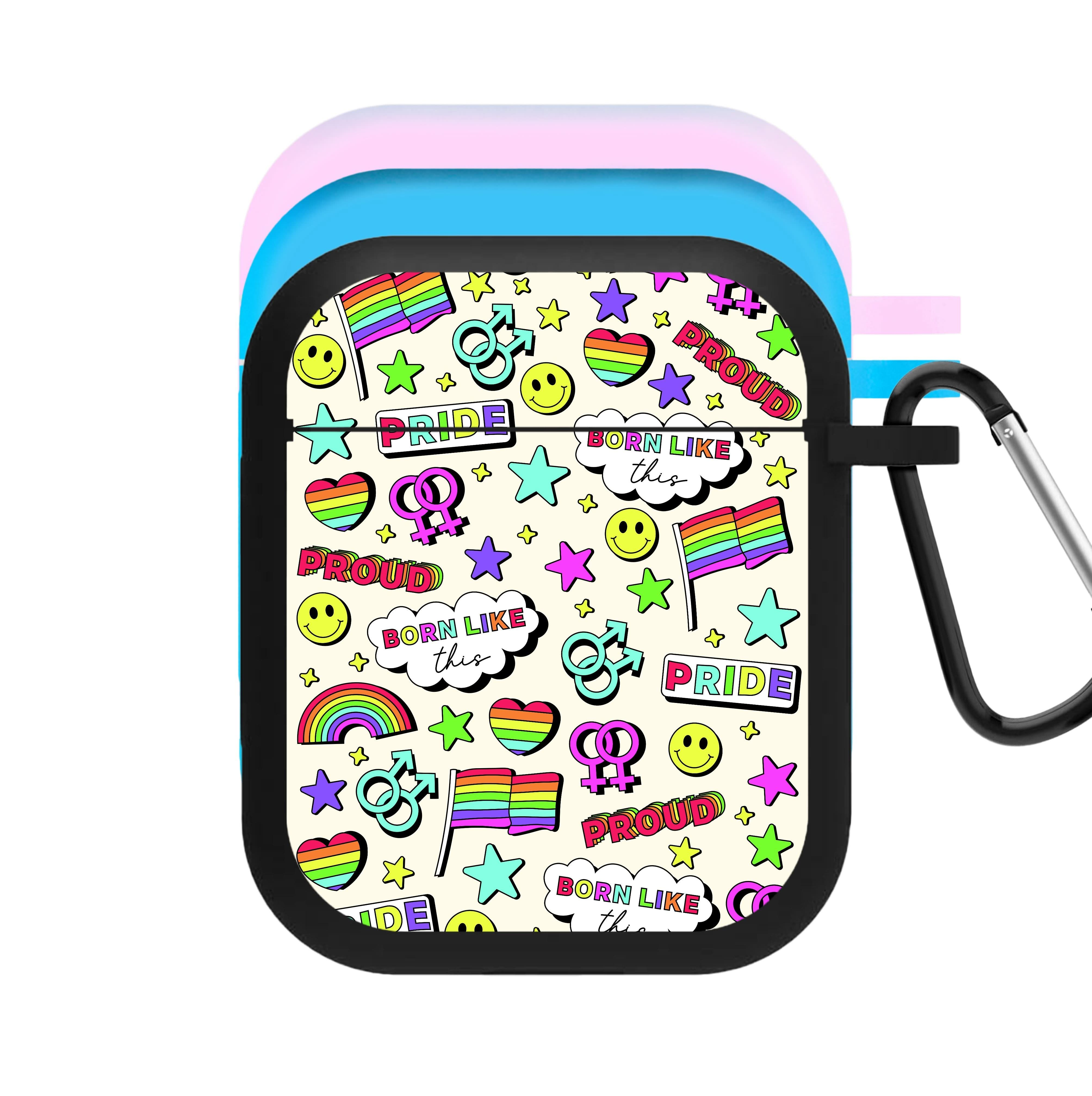 Light Pride Stickers AirPods Case