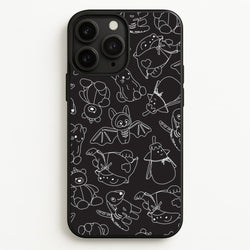 Halloween Plushies Pattern II - Halloween iPhone 11 Pro Max Case