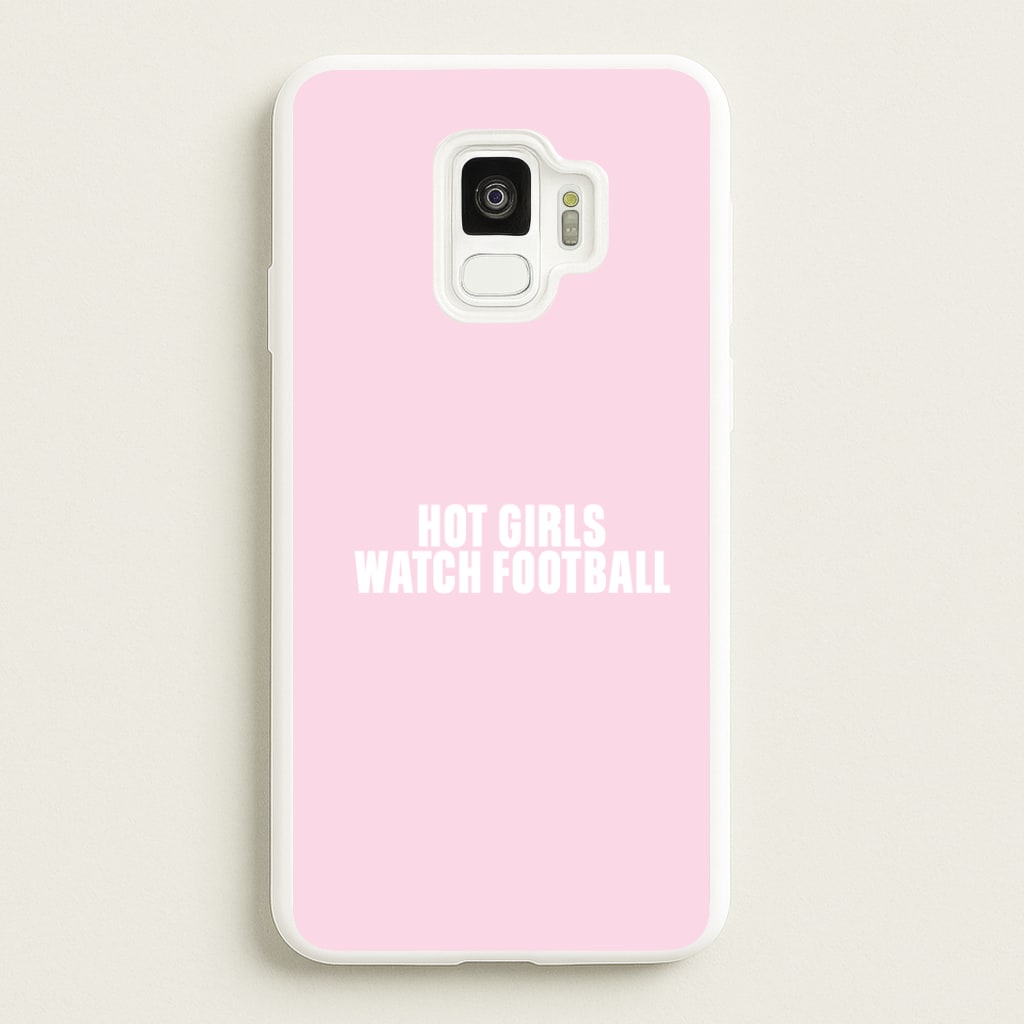 Hot Girls Watch Football Galaxy S9 Case