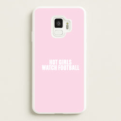 Hot Girls Watch Football Galaxy S9 Case
