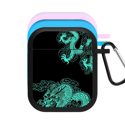 Green Dragon AirPods Case