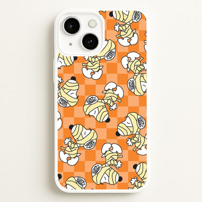 Mummy Cartoon Beagle Pattern iPhone 13 Case