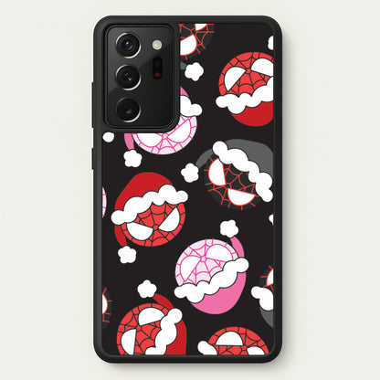 Spider Heroes Christmas Pattern Galaxy Note 20 Ultra Case
