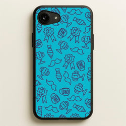 Dad Doodles Pattern iPhone 16e Case