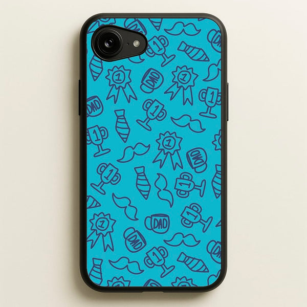 Dad Doodles Pattern iPhone 16e Case