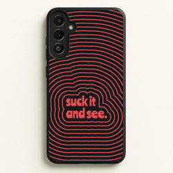 Suck It And See Psychedelic Galaxy A34 Case