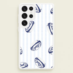 Dad Rugby Ball Pattern Galaxy S23 Ultra Case