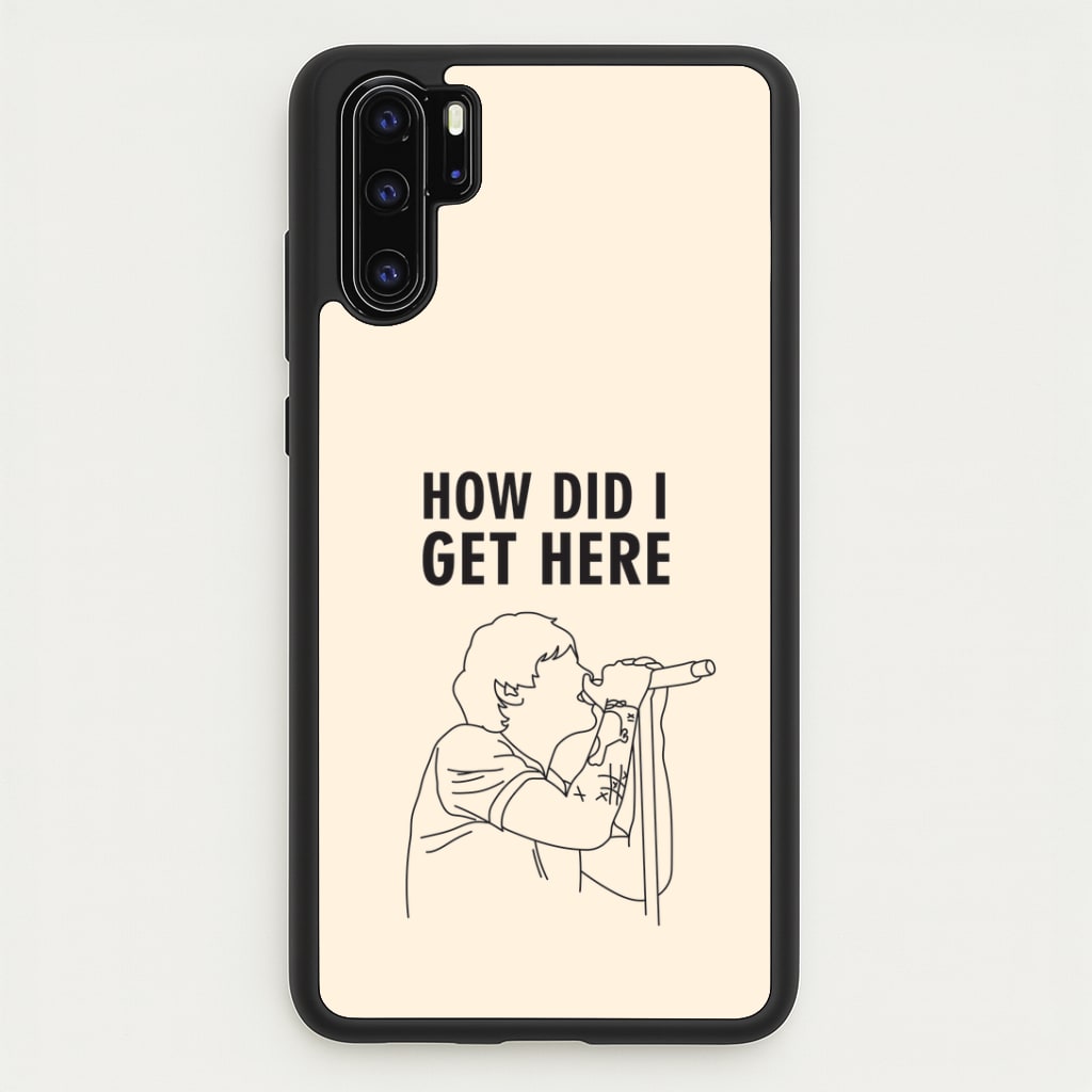 How Did I Get Here Outline Huawei P30 Pro Case