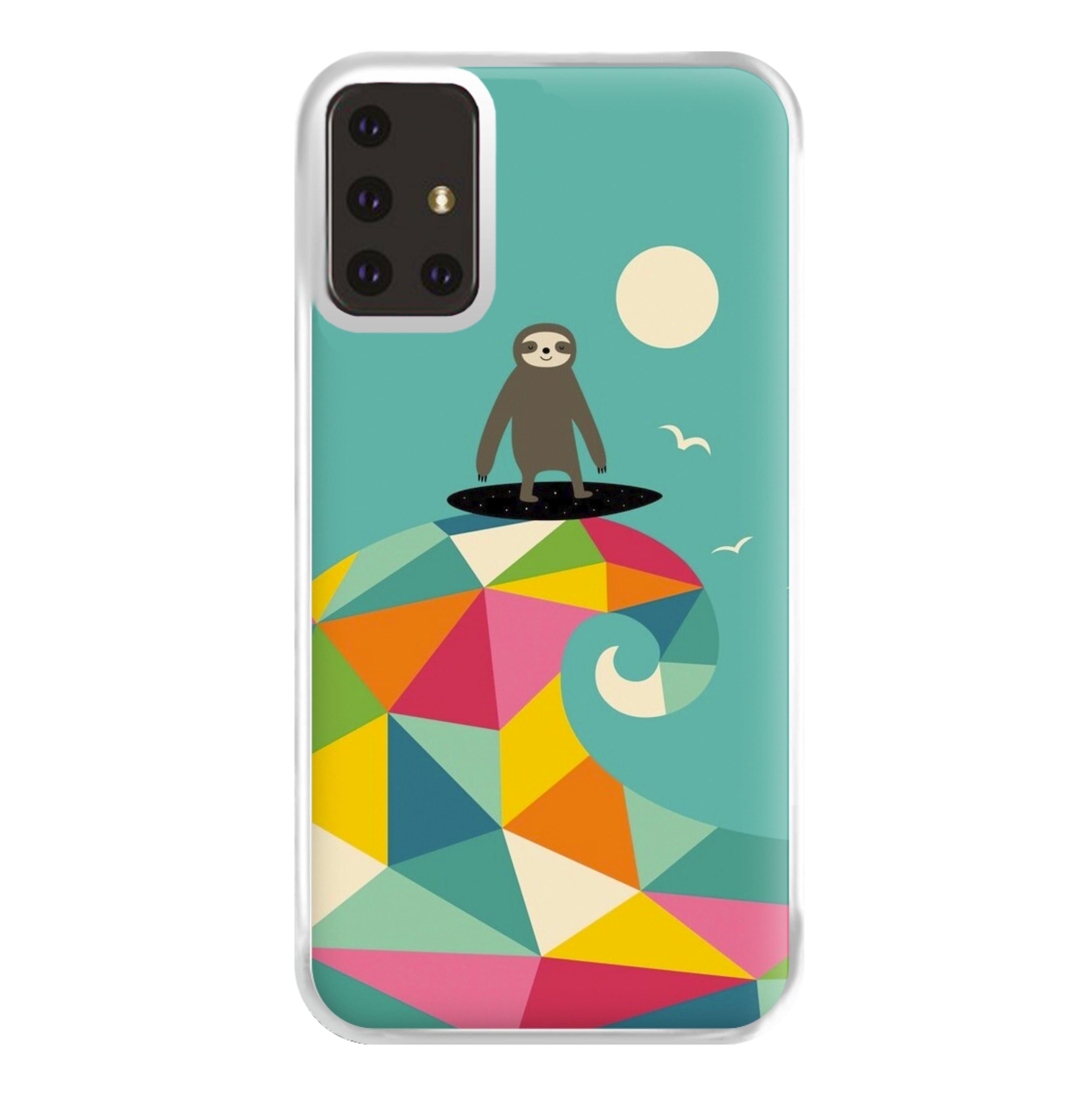 Surfing Sloth Phone Case