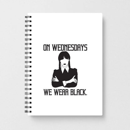 On Wednesdays We Wear Black Notebook