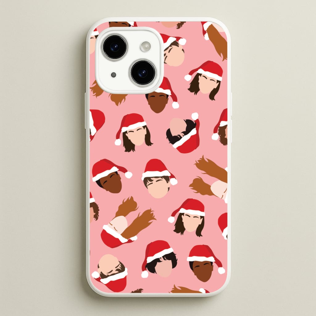 Christmas Stranger Crew Pattern iPhone 14 Plus Case