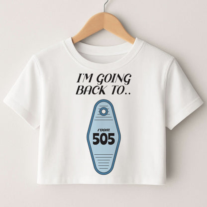 I'm Going Back To 505 Keyring Crop Top