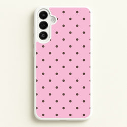 Strawberry Polka Dots Galaxy A34 Case