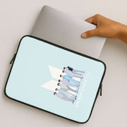 K-Pop Band Tour Pastel Blue Laptop Sleeve 2