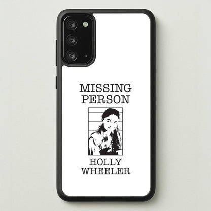 Missing Person Holly Galaxy Note 20 Case