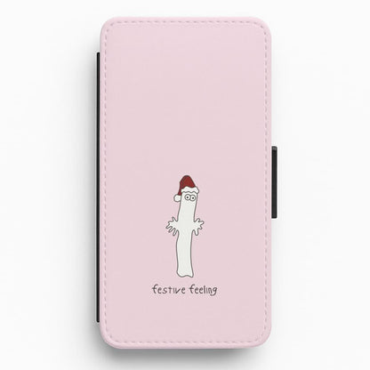 Festive Feeling Wiggly Moom Flip / Wallet Phone Case