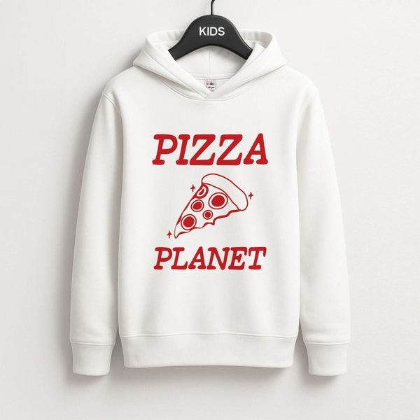 Retro Pizza Planet Kids Hoodie