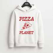 Retro Pizza Planet  Kids Hoodie 1