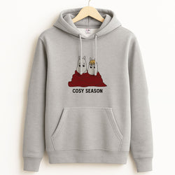 Cozy Season Trolls Unisex Grey Hoodie