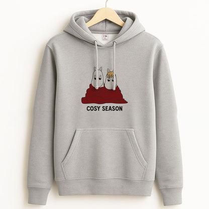 Cozy Season Trolls Unisex Grey Hoodie