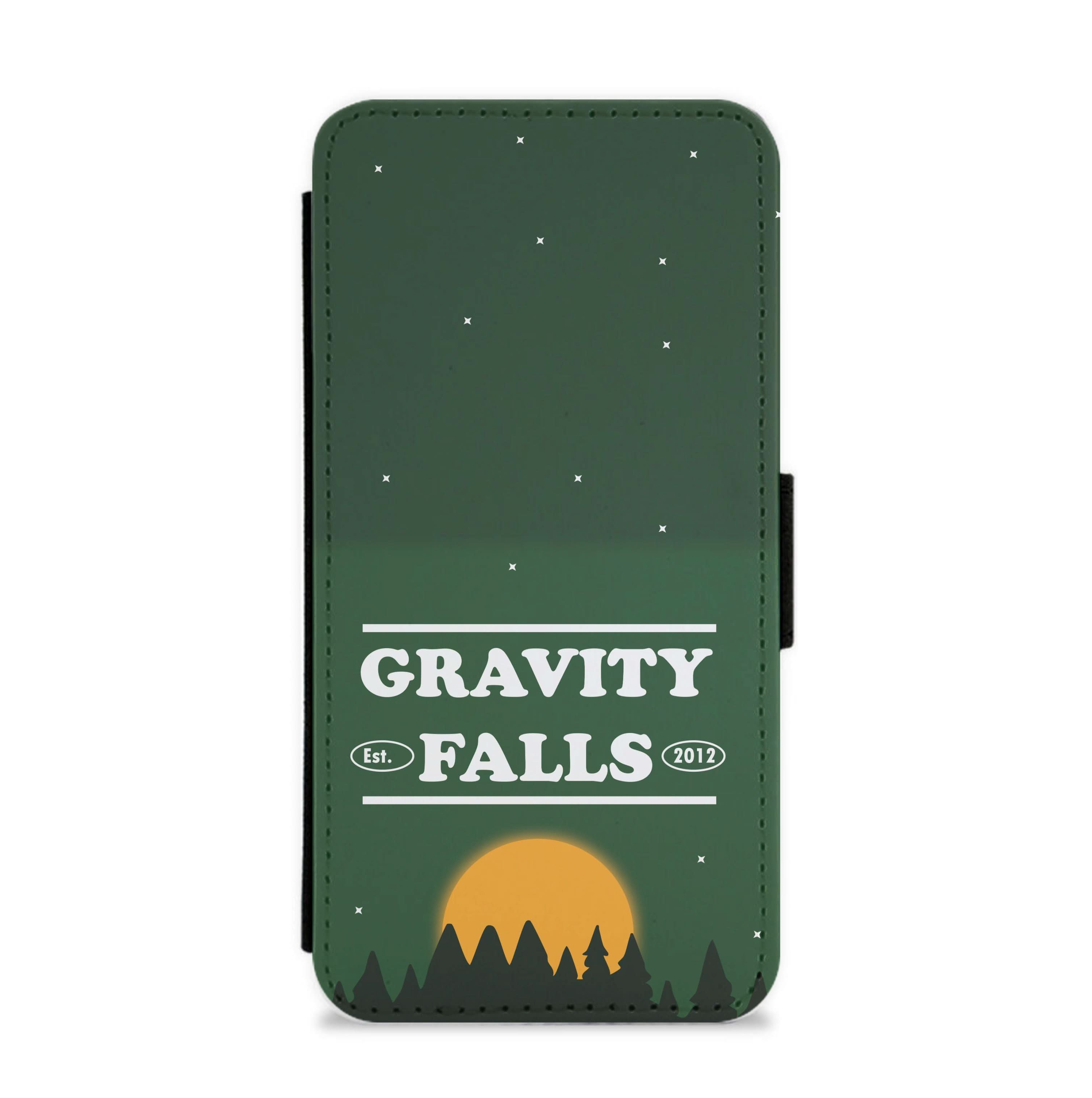 Green Forest Sunset  Flip / Wallet Phone Case