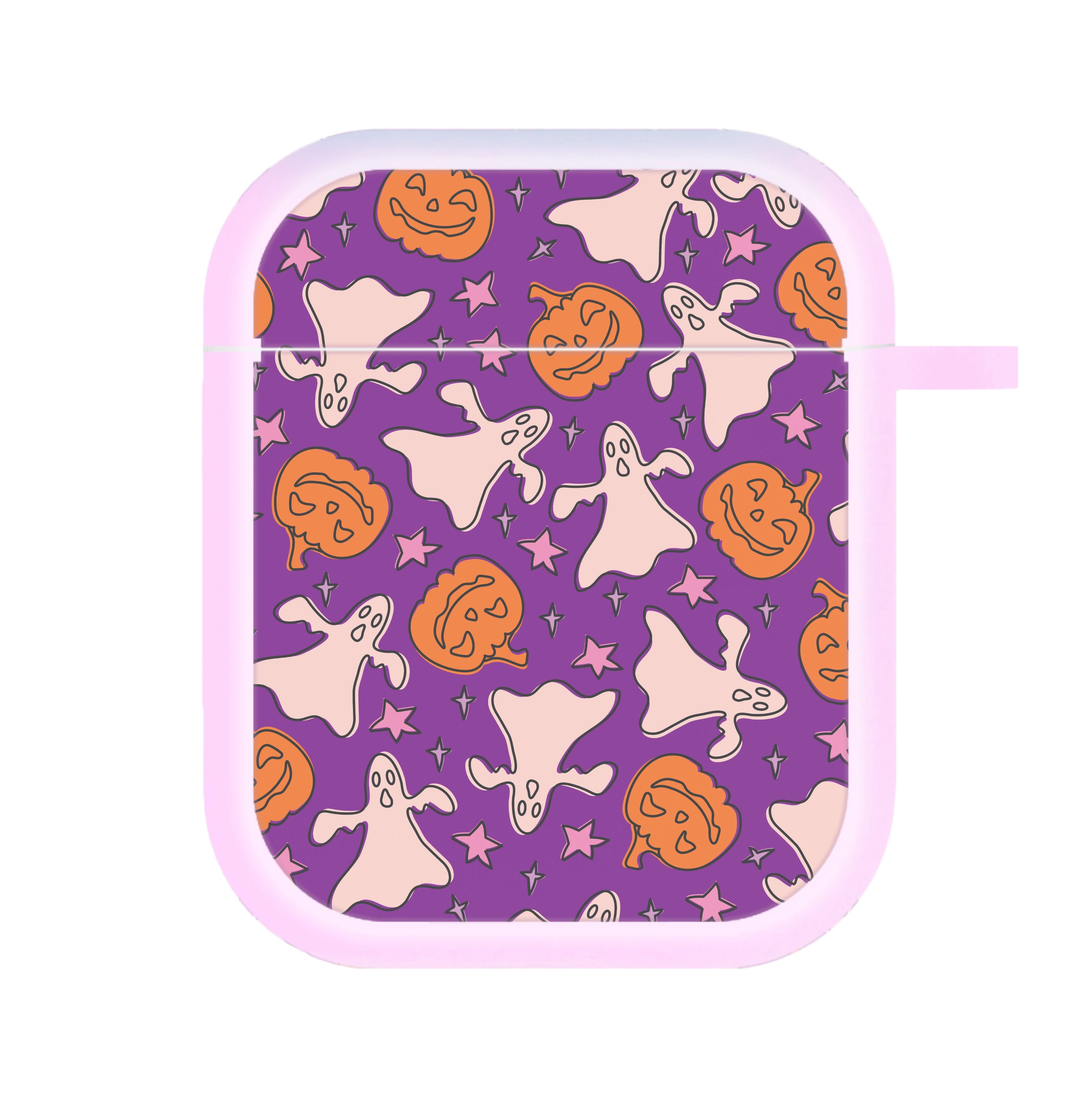 Abstract Halloween Pattern AirPods Case