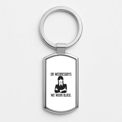 On Wednesdays We Wear Black Luxury Keyring