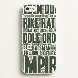 Cricket Wordscape iPhone 5 / 5s / SE 2016 Case